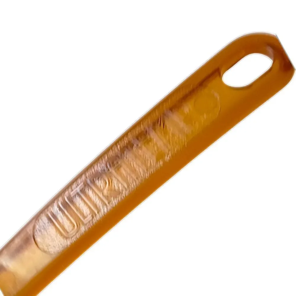 Ultratemp Pie Server Serrated Cake Vintage Translucent Amber Robinson‎ USA Made.